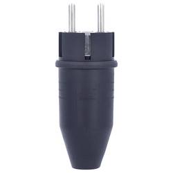 AS Schwabe 61412 zástrčka plnogumové 230 V černá IP44