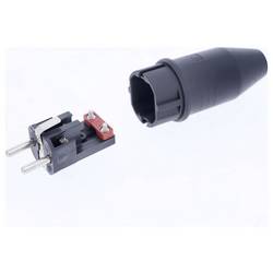 AS Schwabe 61412 zástrčka plnogumové 230 V černá IP44