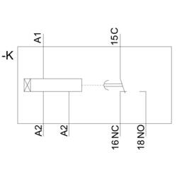 Siemens 3RP2511-1AW30 3RP25111AW30 časové relé, 0.5 - 10 s, 1 ks
