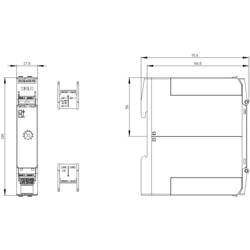 Siemens 3RP2511-1AW30 3RP25111AW30 časové relé, 0.5 - 10 s, 1 ks