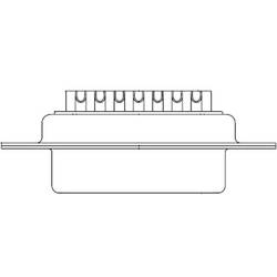 Molex Molex MOL Power & Signal Sol. 1727040163 D-SUB zástrčka Pólů: 9 pájené 1 ks Carton