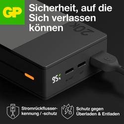 GP GPACCM20C000 powerbanka Li-Pol, 20000 mAh, USB-A, USB-C®, šedá