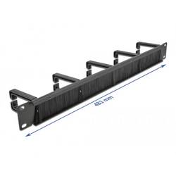 Delock 66490 19 palec kartáčová lišta pro datové skříně 1 U černá