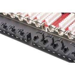 Digitus DN-91624S-SL-SH 24 portů síťový patch panel 483 mm (19) CAT 6 0.5 U vícebarevná osazený