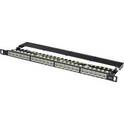 Digitus DN-91624S-SL-SH 24 portů síťový patch panel 483 mm (19) CAT 6 0.5 U vícebarevná osazený