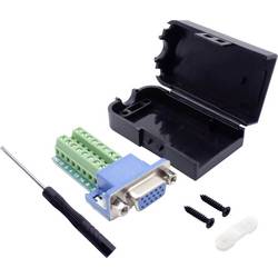 TRU COMPONENTS T1904C099 sada D-SUB zásuvková lišta Pólů: 15 šroubovací 1 ks