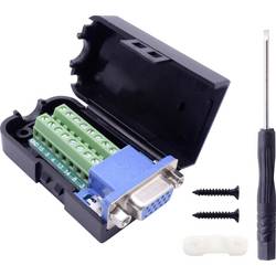 TRU COMPONENTS T1904C099 sada D-SUB zásuvková lišta Pólů: 15 šroubovací 1 ks