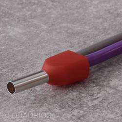 Quadrios 22C434 dutinka 0.75 mm² částečná izolace šedá 1 sada