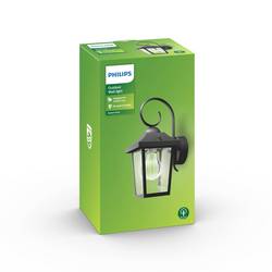 Philips LED Buzzard Wandleuchte 1x60W 230V 8718696156797 nástěnné světlo žárovka E27 černá
