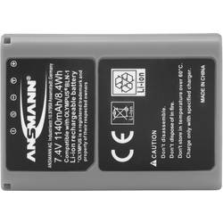 Ansmann A-Oly BLN 1 akumulátor do kamery Náhrada za orig. akumulátor BLN-1 7.4 V 1140 mAh