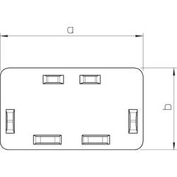 OBO Bettermann 6024904 zakončení (š x v) 230 mm x 100 mm 5 ks kamenná šedá