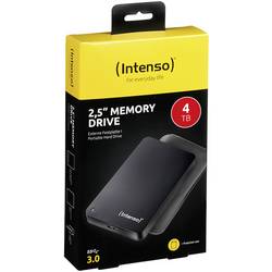 Intenso Memorydrive 3.0, Memory Drive, 4 TB, externí HDD 6,35 cm (2,5), USB 3.2 (Gen 1x1) , černá, 6023512