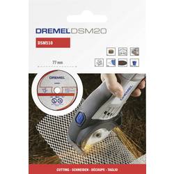 Dremel DSM510 2615S510JB řezný kotouč rovný 77 mm 3 ks hliník, měď, litina , plexisklo, vinyl, plast, vlákno