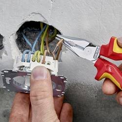 Knipex 08 26 145 T pro elektroniku a jemnou mechaniku kombinované kleště, 145 mm