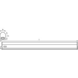 OSRAM HOMELIGHTING LED Switch Batten 900 mm 10 W 4000 K LED svítidlo zápustné