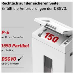 Ideal Office Shredcat 8291 CC skartovačka 150 listů na kousky 4 x 10 mm P-4 21 l Křížový řez kancelářské sponky, kreditní karty