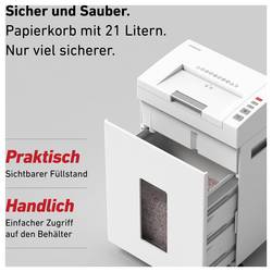 Ideal Office Shredcat 8291 CC skartovačka 150 listů na kousky 4 x 10 mm P-4 21 l Křížový řez kancelářské sponky, kreditní karty