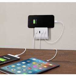 VOLTCRAFT UC-4ACX001 USB nabíječka 24 W vnitřní Výstupní proud (max.) 4.8 A 4 x 1x USB-C®, 3x USB A