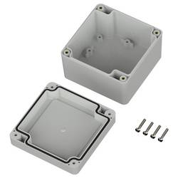 TRU COMPONENTS 6U07090906119 TC-13865072 Průmyslová skříň 90 x 90 x 60 polykarbonát světle šedá 1 ks