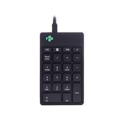 R-GO Tools Numpad Break kabelový číselná klávesnice ergonomická černá