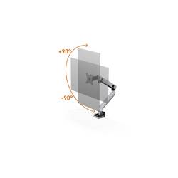Durable držák na stůl pro monitor SELECT PLUS 1 Displej: (s) 81,3 cm (32) stříbrná otočný, nastavitelná výška, naklápěcí, nakláněcí
