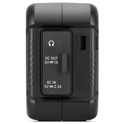 TechniSat TECHNIRADIO SOLAR 2 0000/3996 stolní rádio, DAB+, FM, USB, Solární panel, Ruční klika, stolní lampa, s akumulátorem, voděodolné, Oranžovočerná