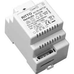 Ritto by Schneider 1647701 1647701 kabelový domovní telefon napájení na DIN lištu, bílá, 1647701