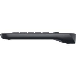 Logitech K400+ bezdrátový klávesnice česky černá integrovaný touchpad, tlačítka myši, tlačítka multimédií