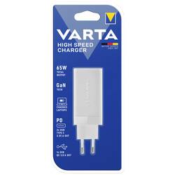 Varta High Speed Charger 65W USB nabíječka, 1x USB A , 2x USB-C®, 65 W