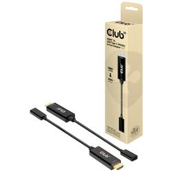 club3D HDMI / USB-C® kabel Zástrčka HDMI-A, USB-C ® zásuvka 0.22 m černá CAC-1333 HDMI kabel