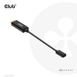 club3D HDMI / USB-C® kabel Zástrčka HDMI-A, USB-C ® zásuvka 0.22 m černá CAC-1333 HDMI kabel