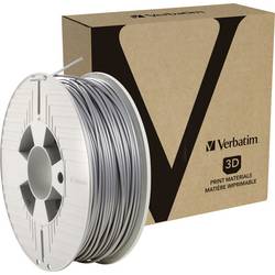Verbatim 55329 PLA 3D Filament. Silver/Metal 2.85 mm Diameter. 1kg Reel vlákno pro 3D tiskárny PLA plast 2.85 mm 1000 g šedá 1 ks