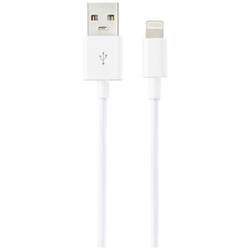 Renkforce USB kabel USB 2.0 USB-A zástrčka, Apple Lightning konektor 3.00 m bílá (ledový vzor) RF-5724088