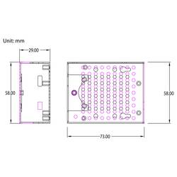 TRU COMPONENTS TC-UNOQM hliníková skříň Vhodné pro (vývojové sady): Arduino černá