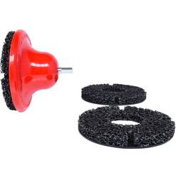 KS Tools 100.4070 Sada brusiv na náboj kola Ø 160 mm, vnitřní Ø 60 mm, 4 ks