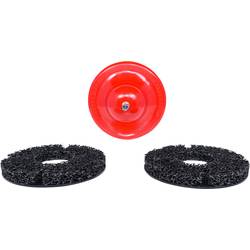 KS Tools 100.4070 Sada brusiv na náboj kola Ø 160 mm, vnitřní Ø 60 mm, 4 ks