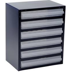 raaco 250/6-3 zásobník drobných dílů (d x š x v) 255 x 357 x 435 mm přihrádek: 6 variabilní rozčlenění Obsah 1 ks
