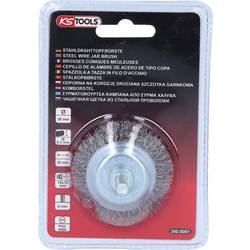 KS Tools 340.0001 Ocelový kartáč 0,3 mm, Ø 38 mm