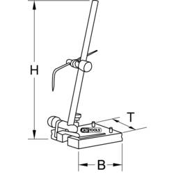 KS Tools 300.0628 300.0628 posuvný výškoměr