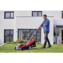 Einhell Power X-Change GE-CM 36/33 Li (2x2,5Ah) akumulátor Akumulátorová sekačka vč. 2. Nabíječka, + 2. akumulátor 2x 18 V šířka sekání 33 cm Určen pro 250 m²