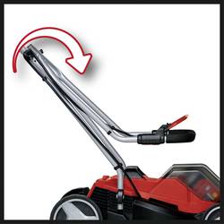 Einhell Power X-Change GE-CM 36/33 Li (2x2,5Ah) akumulátor Akumulátorová sekačka vč. 2. Nabíječka, + 2. akumulátor 2x 18 V šířka sekání 33 cm Určen pro 250 m²