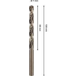 Bosch Accessories 2608577607 2608577607 HSS-Co kovový spirálový vrták nerezové 1 ks