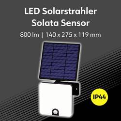 Müller-Licht Solata 21600068 venkovní LED reflektor, venkovní solární nástěnné osvětlení 12 W Barvy světla (LED svítidlo): studená bílá