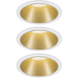 Paulmann 93406 Cole Coin vestavné svítidlo, LED, 6.50 W, bílá, zlatá, sada 3 ks