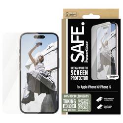 PanzerGlass Ultra-Wide Fit ochranné sklo na displej smartphonu Apple iPhone 16, IPhone 15 1 ks SAFE95875