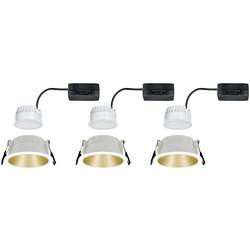 Paulmann 4064161325903 vestavné svítidlo, LED, 26 W, bílá, zlatá, sada 4 ks