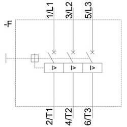 Siemens 3RV1011-1EA10 výkonový vypínač 1 ks 3 spínací kontakty Rozsah nastavení (proud): 2.8 - 4 A Spínací napětí (max.): 690 V/AC (š x v x h) 45 x 90 x 81 mm