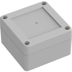 TRU COMPONENTS 6U07080804119 TC-13865056 Průmyslová skříň 75 x 75 x 45 polykarbonát světle šedá 1 ks