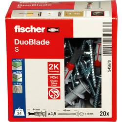 Fischer 545678 DUOBLADE S LD hmoždinka do sádrokartonu 44 mm 20 ks