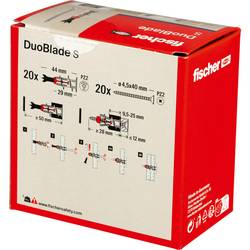 Fischer 545678 DUOBLADE S LD hmoždinka do sádrokartonu 44 mm 20 ks